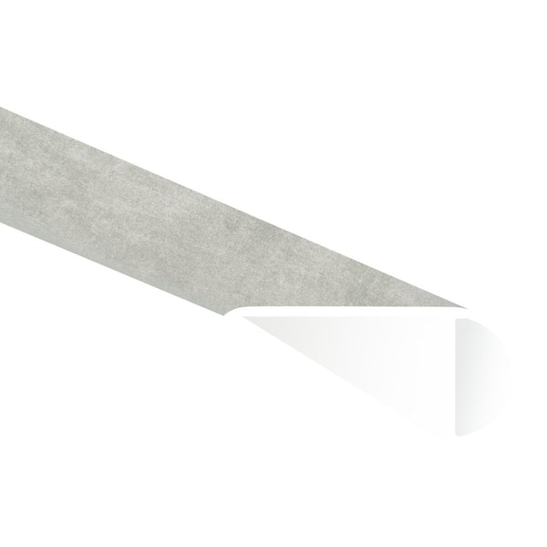MSI Mountains Gray 0.75 in. T x 2.33 in. W x 94 in. L Luxury Vinyl Overlapping Stair Nose Molding