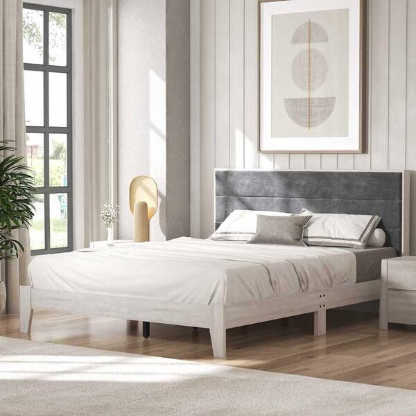 Grey deals oak headboard