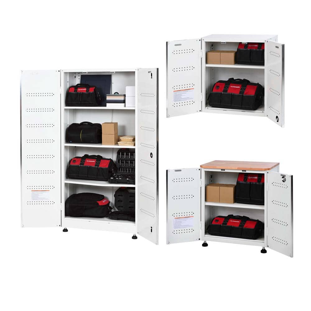 Husky 64 in. W x 72 in. H x 18 in. D HUSKY Folding 22-Gauge Steel
