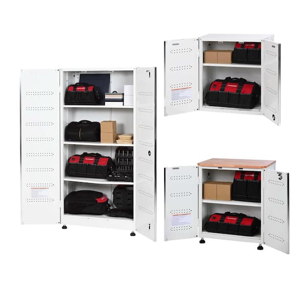 Husky 64 in. W x 72 in. H x 18 in. D HUSKY Folding 22-Gauge Steel