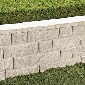 RockWall 2 in. H x 4.25 in. W x 9 in. D Limestone Concrete Wall Cap