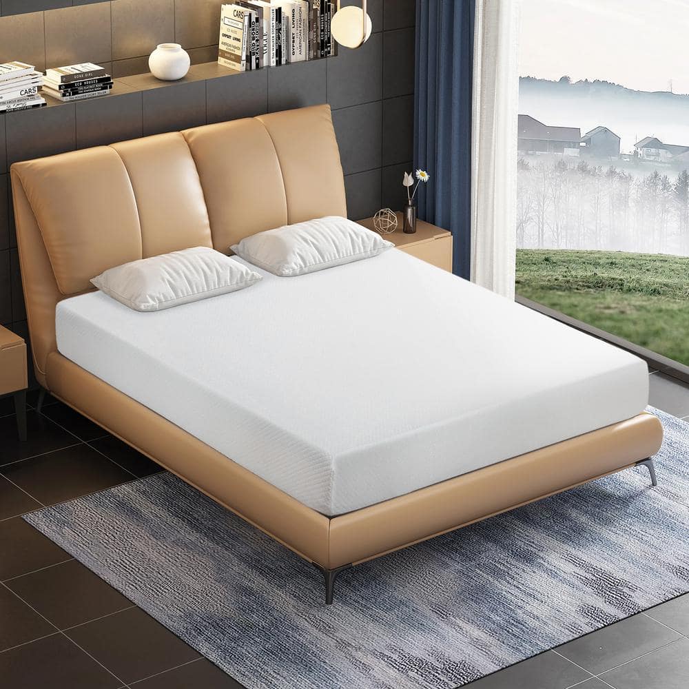 Full Gel Memory Foam Mattress Medium Firm 8 in. Bed-in-a-Box Mattress