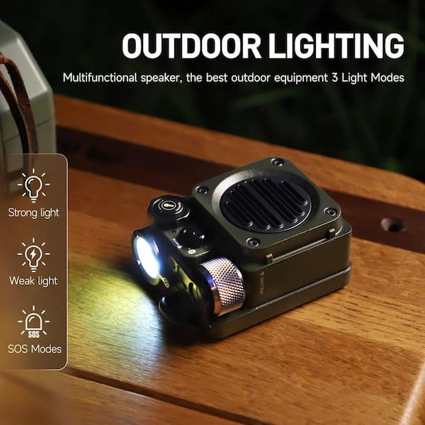 MUZEN Wild Mini Rugged Waterproof Bluetooth Portable Speaker in