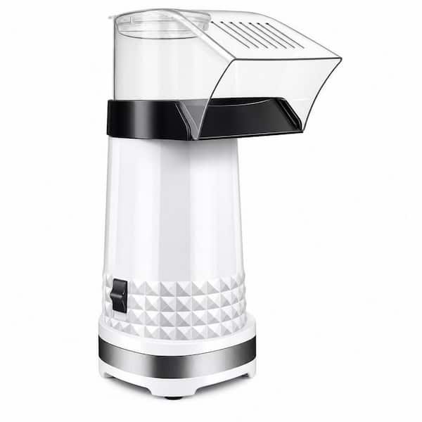 4.5 qt. Plastic Hot Air Popcorn Popper Maker with Measuring Cup and Melts Butter for Family Movie Nights and Parties