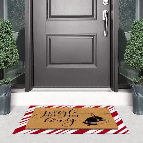 Jingle All The Way 24 in. x 36 in. Holiday Layering Mat