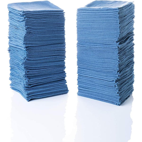 THE CLEAN STORE Shop Towels Blue Cleaning Wipes (Pack of 150)