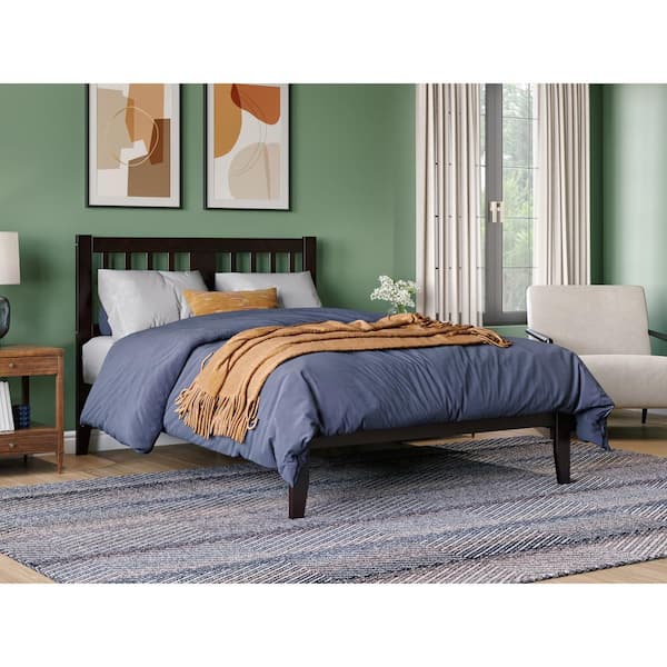 Tahoe Espresso Full Solid Wood Platform Bed