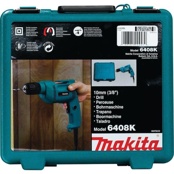Makita 4.9 Amp 3/8 in. Corded Low Noise (79dB) Variable Speed