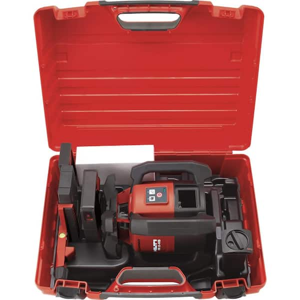 PR 2-HS 12-Volt 1969 ft. Red Rotating Laser Level with Receiver, Battery, Charger and Case