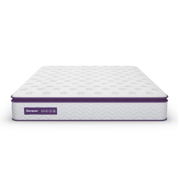 Sersper Serleep Queen Medium Firm Memory Foam 10 in. Bed-in-a-Box Mattress