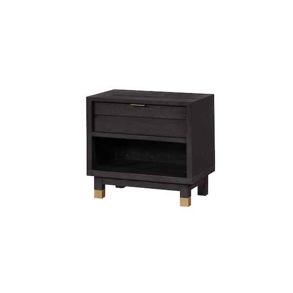 Bailey Dark Gray Contemporary Style Nightstand
