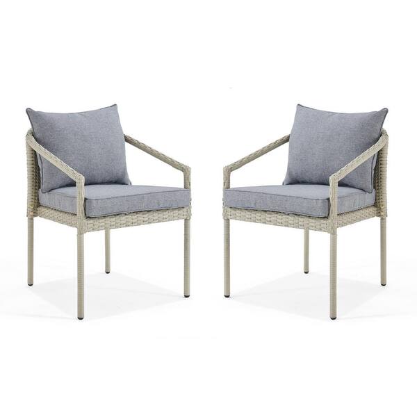 Alaterre Furniture Windham Light Gray Stationary All Weather Wicker Outdoor Lounge Chairs With Dark Cushions Set Of 2 Awwa01aa The Home Depot - Gray Wicker Chaise Lounge Chairs Alaterre Furniture Windham Light Gray Stationary All Weather Wicker Outdoor Lounge Chairs With Dark Cushions Set Of 2 Awwa01aa The Home Depot - Gray Wicker Chaise Lounge Chairs