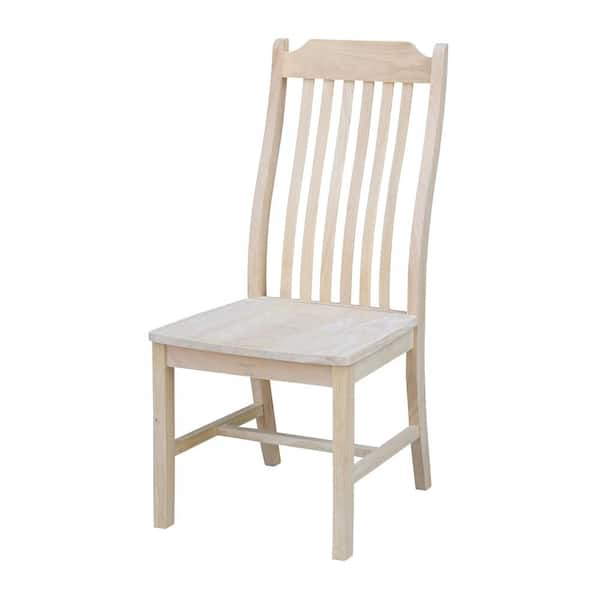 unfinished wooden dining room chairs