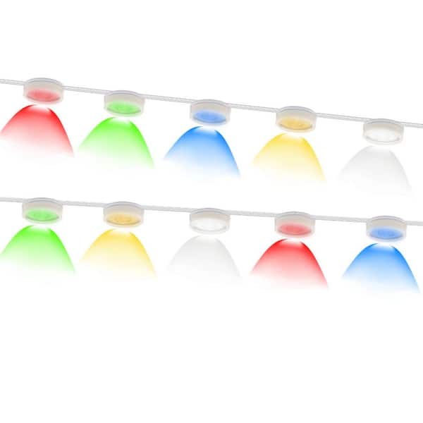 72 Light 100 ft. Outdoor Plug-in Integrated LED Permanent Muti-Color Novelty String-Light, APP/Voice/Remote Control