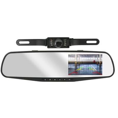 Dash & Backup Cam with LCD Rearview Mirror