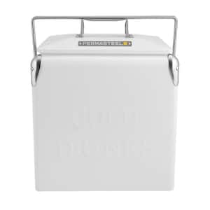 14 Qt Portable Cooler in White
