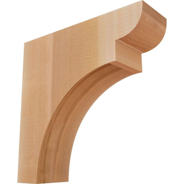 Ekena Millwork 3-1/2 in. x 12 in. x 12 in. Western Red Cedar Yorktown Smooth Corbel