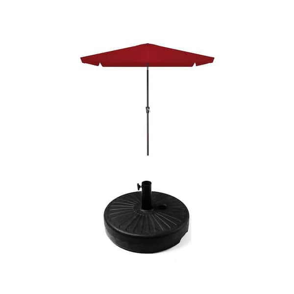 11 ft aluminum auto tilt patio umbrella in dolce mango California Umbrella 11 ft. Silver Anodized Aluminum Market Patio Umbrella  with Fiberglass Ribs Pulley Lift in Dolce Mango Sunbrella 194061322369