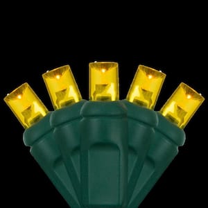 Wintergreen Lighting 24 ft. 70-Light Orange 5 mm LED Mini Light