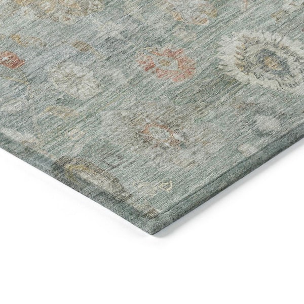Chantille Machine Washable Indoor/Outdoor Abstract ACN1770 Sage 9 ft. x 12 ft. Area Rug