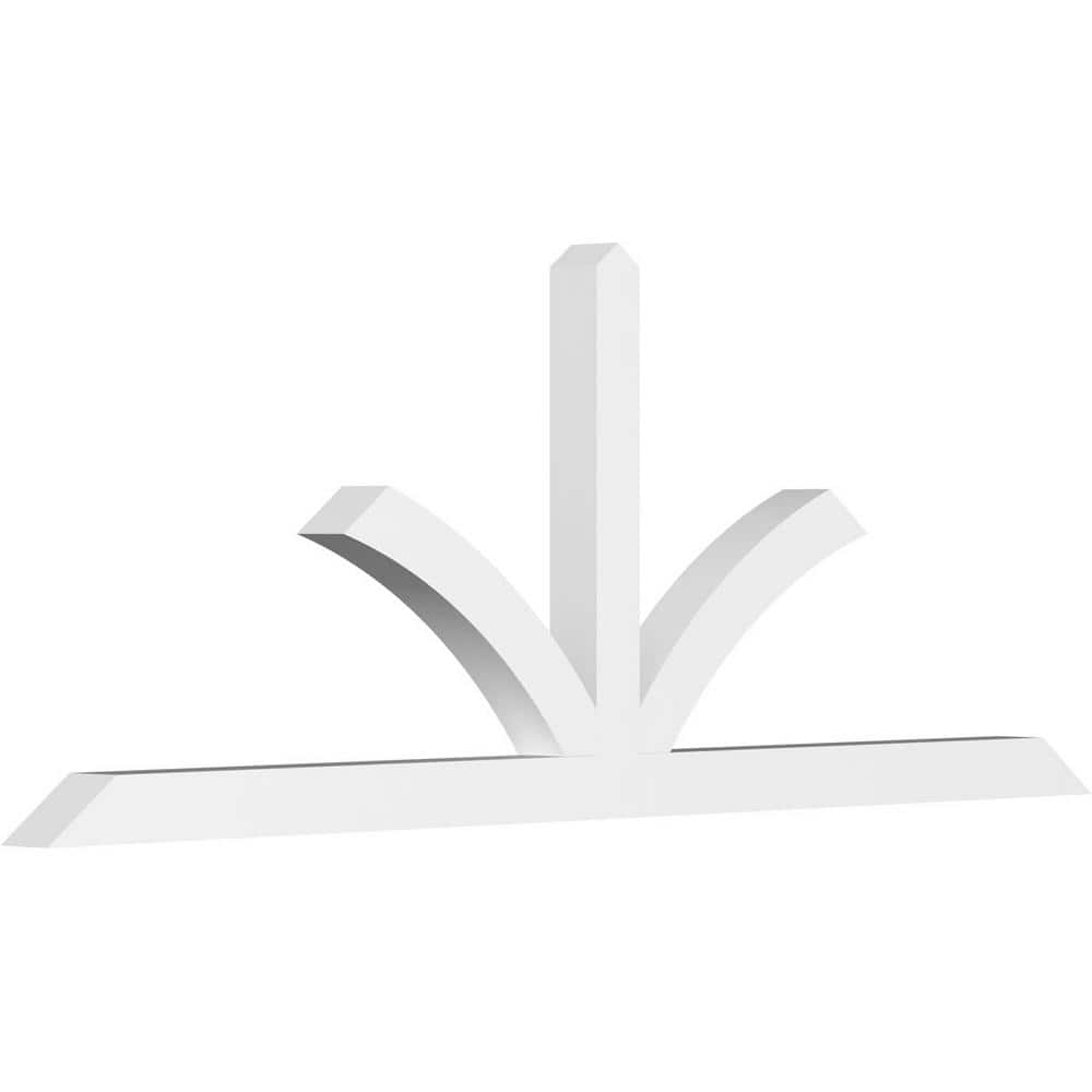 96 in. W x 36 in. H x 4 in. D x 4 in. F, 9/12 Pitch, Richland Signature Urethane Gable Bracket, Primed Tan price history on PriceWatchPro