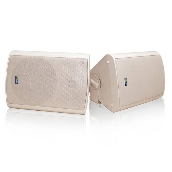 Sound Appeal Bluetooth BT Blast 5.25 Indoor/Outdoor Weatherproof Patio Speakers, Beige Rated Industry Best (Pair)