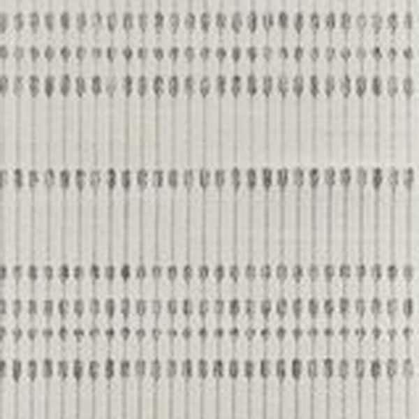 Cream, Beige 2 ft. x 8 ft. Woven Striped Polypropylene Runner Indoor/Outdoor Area Rug