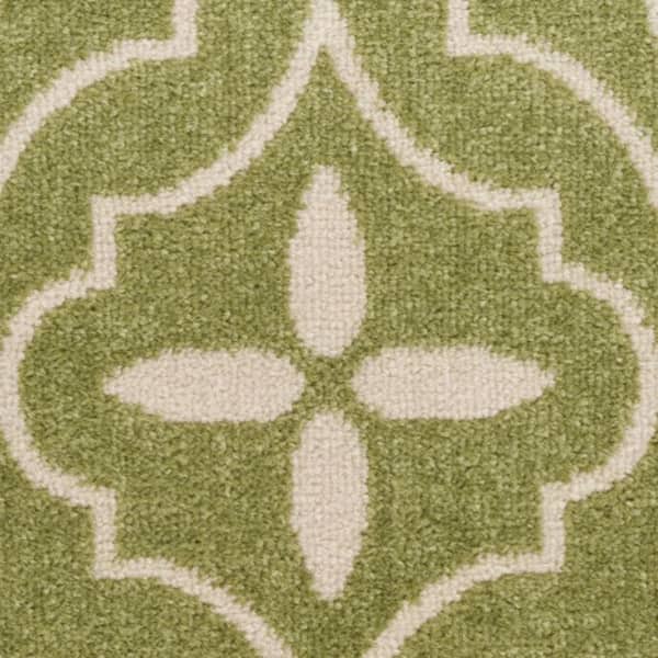 2 X 12 White Floral Washable Area Rug Runner Rug