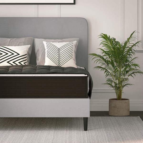 Dream Full Soft 10 in. High Density Foam and Pocket Spring Bed-in-a-Box Hybrid Mattress, CertiPur-US Certified Foam