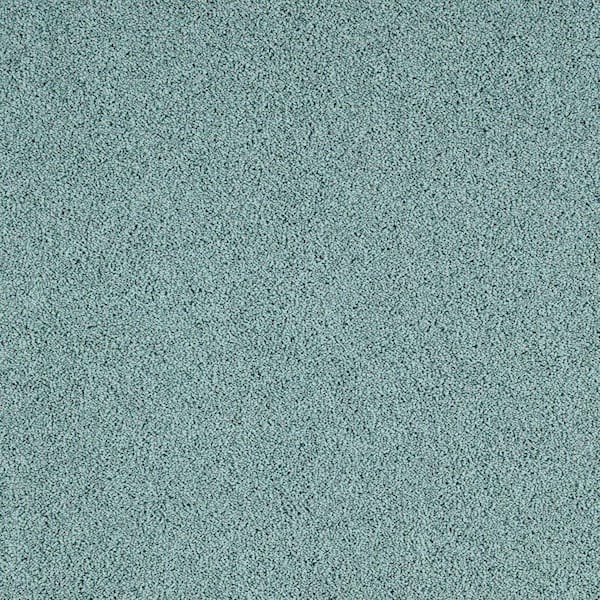Cleoford Siren Blue 47 oz. Triexta Texture Installed Carpet