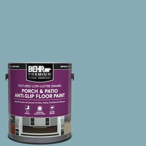 1 gal. #S450-4 Crashing Waves Textured Low-Lustre Enamel Interior/Exterior Porch and Patio Anti-Slip Floor Paint