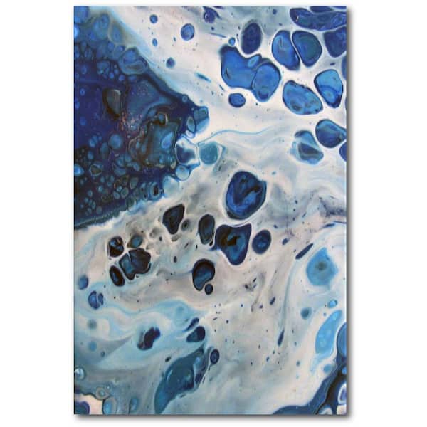Courtside Market Breakaway Gallery-Wrapped Canvas Abstract Wall Art 26 in. x 18 in.