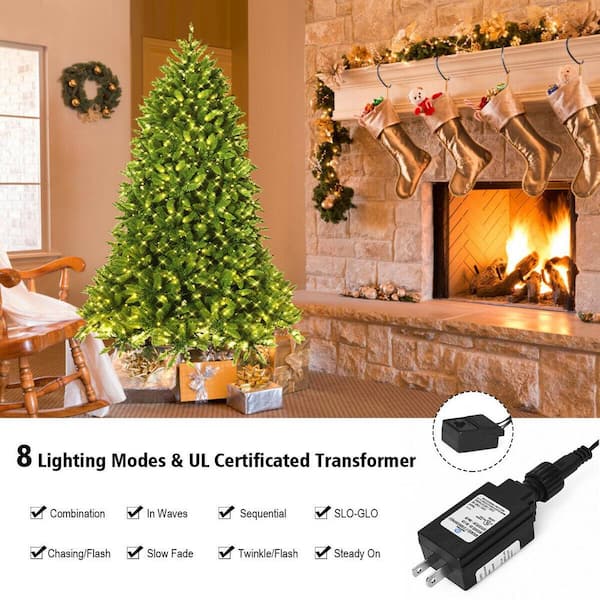 5' Vermont Spruce Tree with 250 Color Changing (Multifunction and Remote  Control) LED Lights