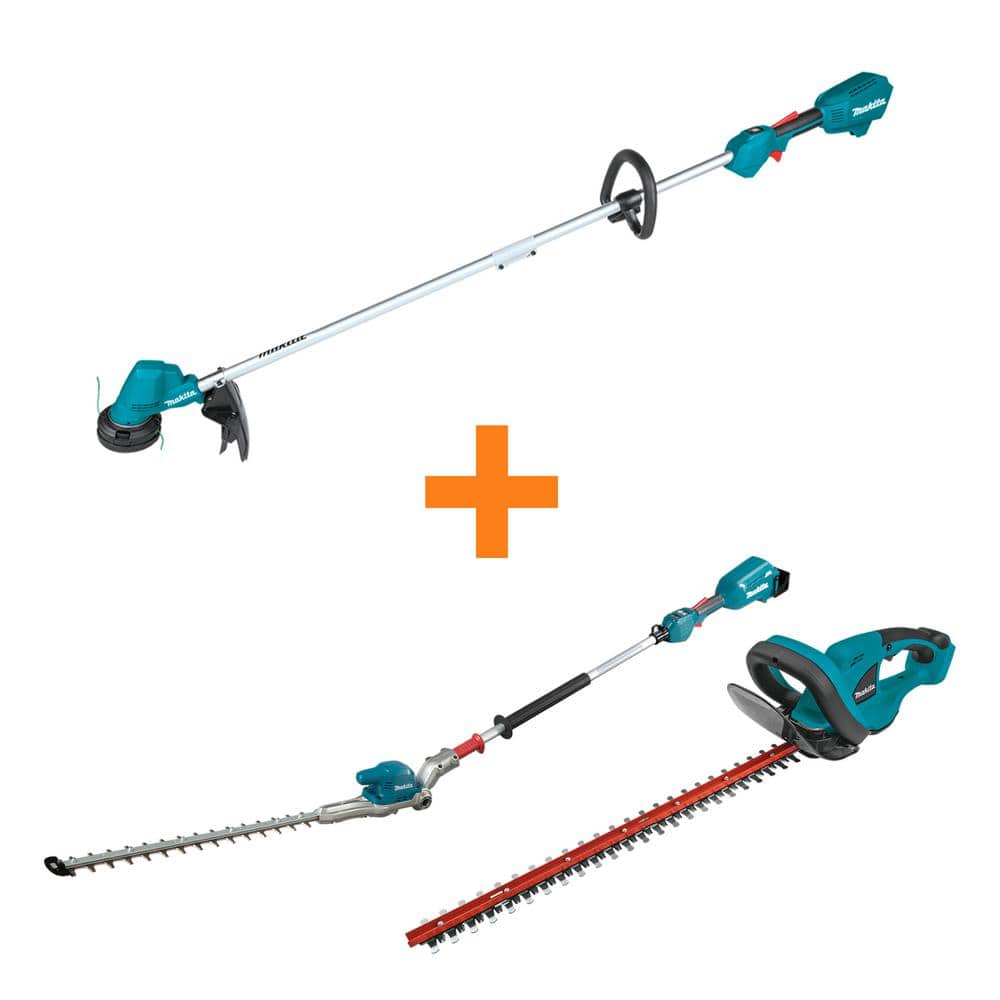 Makita LXT 18V Cordless Li-Ion BL String Trimmer, Tool-Only with Bonus 20  in. Hedge Trimmer  22 in. Hedge Trimmer (Tools-Only) XRU23ZXN01ZXH2Z The  Home Depot