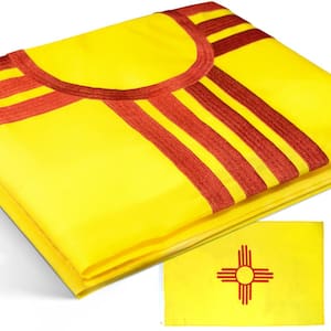 3 ft. x 5 ft. EverStrong Series Embroidered New Mexico State Flag - Nylon New Mexico NM Flags