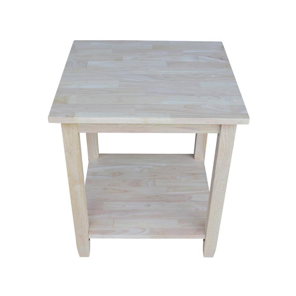 Keystone Unfinished End Table - thumbnail 4
