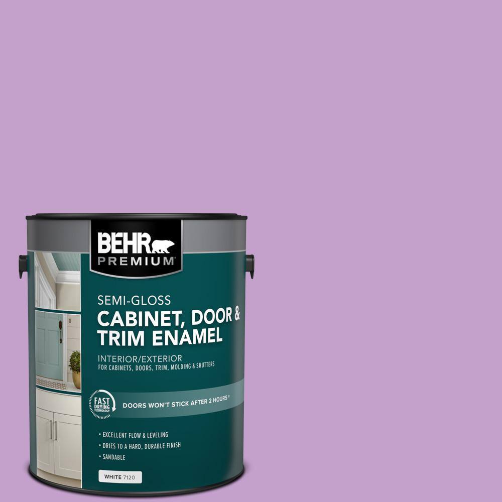 1 gal. #P100-4 Lovers Knot Semi-Gloss Enamel Interior/Exterior Cabinet, Door & Trim Paint price history on PriceWatchPro