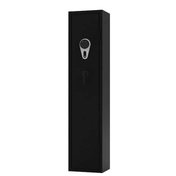 Heavy Duty Tool Safe Cabinet with Adjustable Racks and Door Pockets for Rifles and Pistols