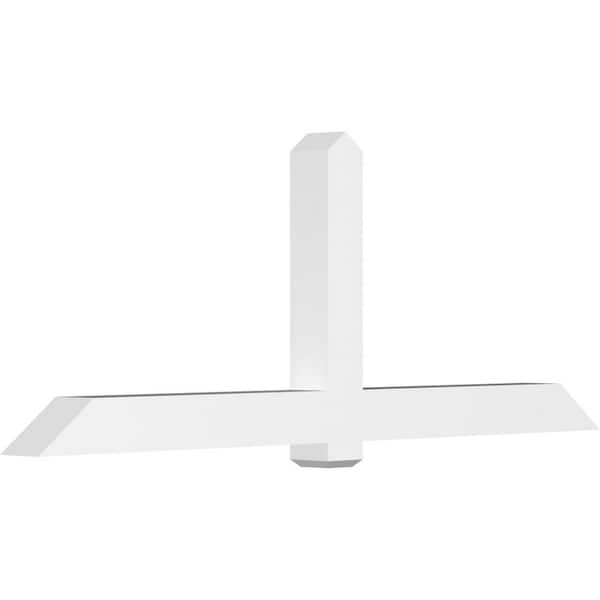 Ekena Millwork Eugene 96 in. W x 36 in. H x 6 in. D Signature Polyurethane Bracket