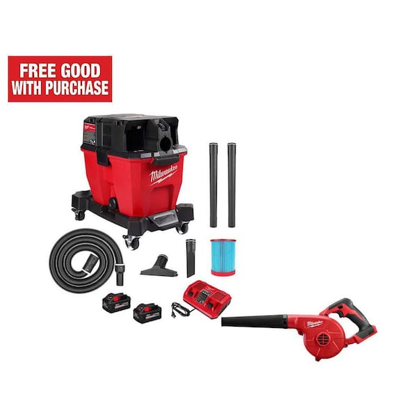 Have a question about Milwaukee M18 FUEL 9 Gal. Cordless DualBattery Wet/Dry Shop Vacuum Kit