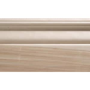 OML24-8FTWHW 0.687 in. D x 4.25 in. W x 96 in. L Unfinished White Hardwood Base Moulding