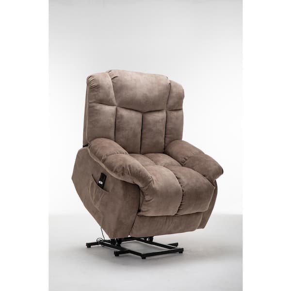 Brown Fabric Recliners Power Lift Recliner Chair Recliners