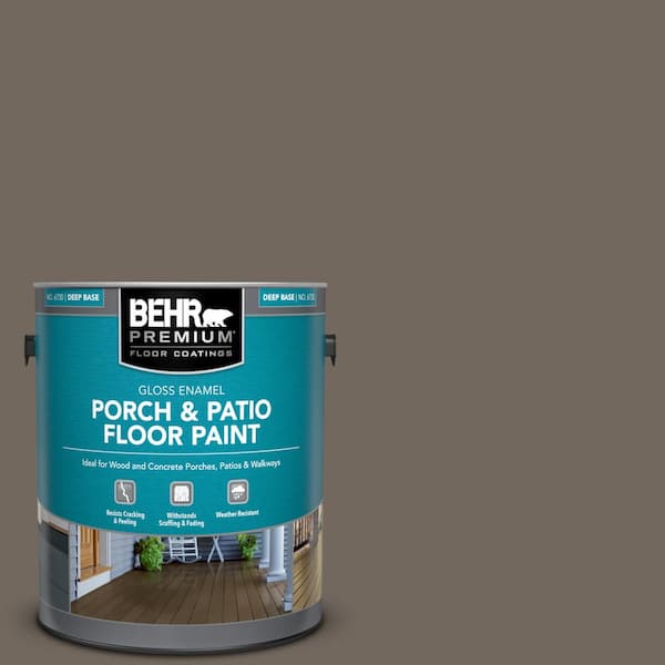 BEHR PREMIUM 1 gal. #T16-20 Opus Gloss Enamel Interior/Exterior Porch and Patio Floor Paint