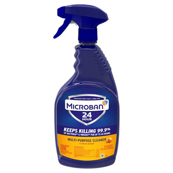 Microban 32 oz. Citrus Scent 24 Hour All Purpose Cleaner Spray
