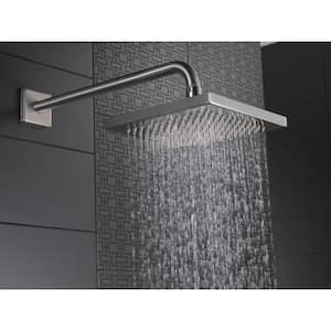 Arzo 1-Spray Patterns 2.50 GPM 8 in. Wall Mount Fixed Shower Head in Stainless