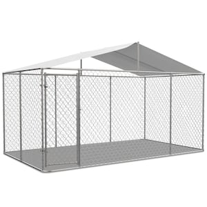 13 ft. x 7.5 ft. x 7.6 ft. Outdoor Large Dog Kennel Heavy-Duty Pet Playpen Poultry Cage Dog Exercise Pen