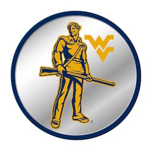17 in. West Virginia Mountaineers Mascot Modern Disc Mirrored Decorative Sign