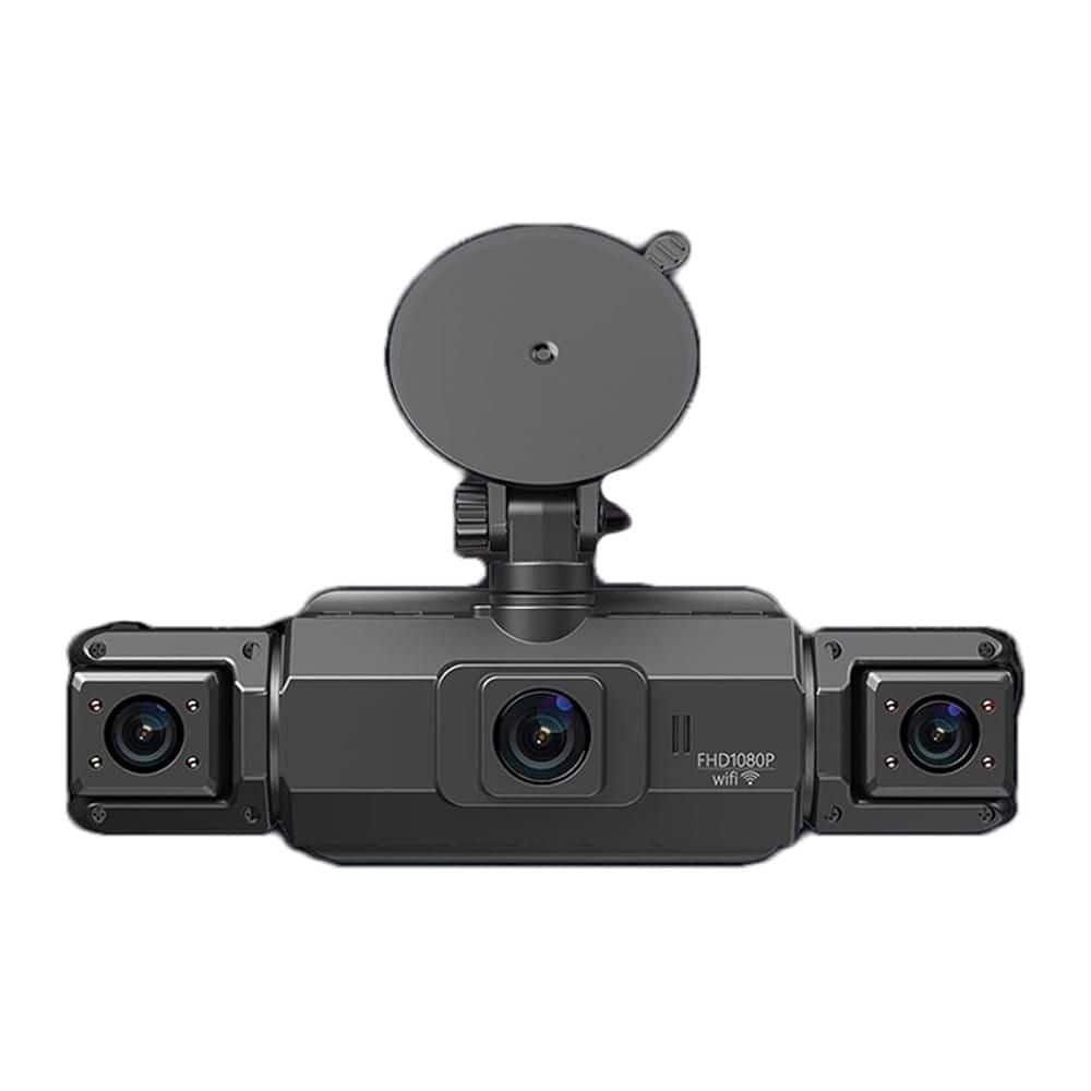 4 Channel 1080P FHD Dash Cam with WiFi GPS, Night Vision, 360° Coverage, P