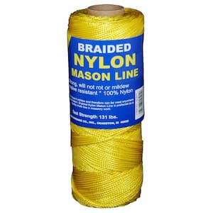 #1 x 500 ft. Braided Nylon Mason Line in Yellow