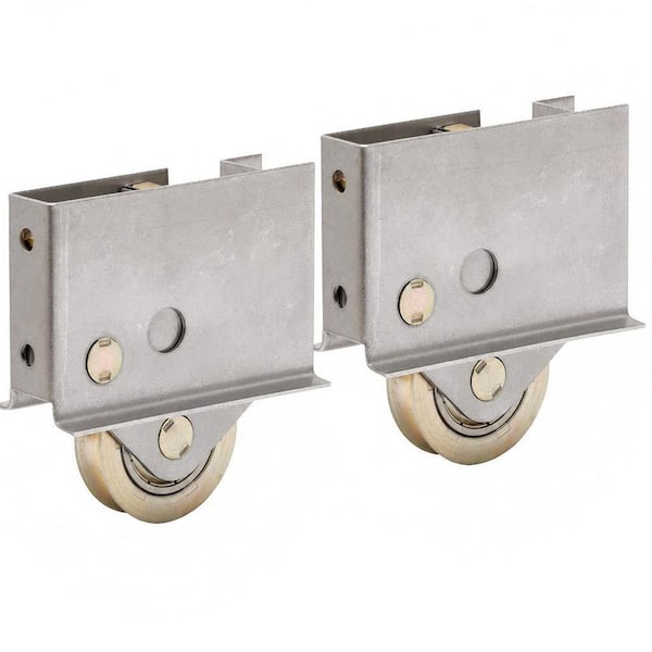 Stainless Steel Sliding Patio Door Roller Assembly for Pella Wood Glass Doors (2-Pack)